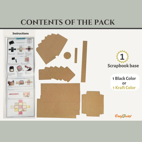 Expanding Folio Scrapbook Blanks | Kraft