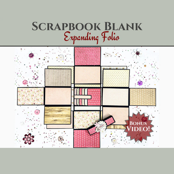 Expanding Folio Scrapbook Blanks | Kraft