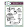 French Ads 1 6x8 Clear Stamp Set | Taylor Made Journals