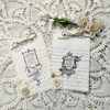 French Ads 1 6x8 Clear Stamp Set | Taylor Made Journals