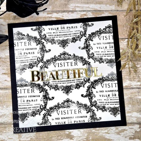 Victorian 6x8 Clear Stamp Set | Taylor Made Journals