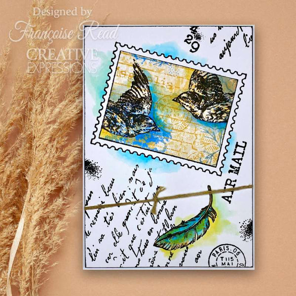Flying Birds 4x6 Clear Stamp Set | Francoise Read
