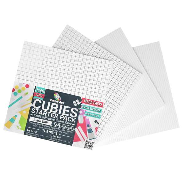 Extra Tall Foam Tape | Bearly Art Cubies Starter Pack