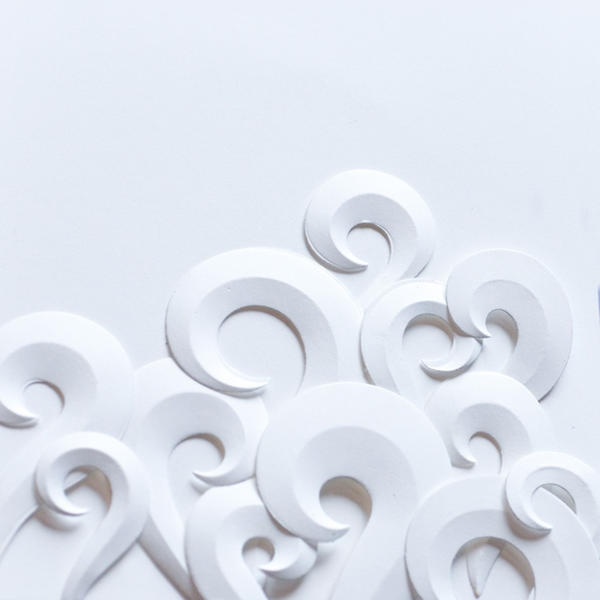 Curling Waves 3D Embossing Folder + Die Set