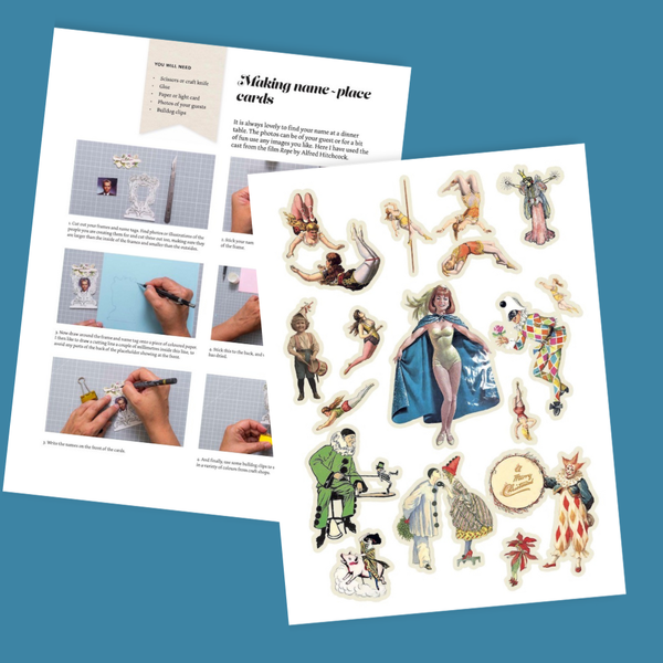 Cut Up This Book: Christmas Collage Kit