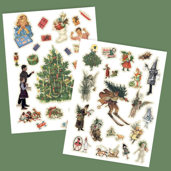Cut Up This Book: Christmas Collage Kit
