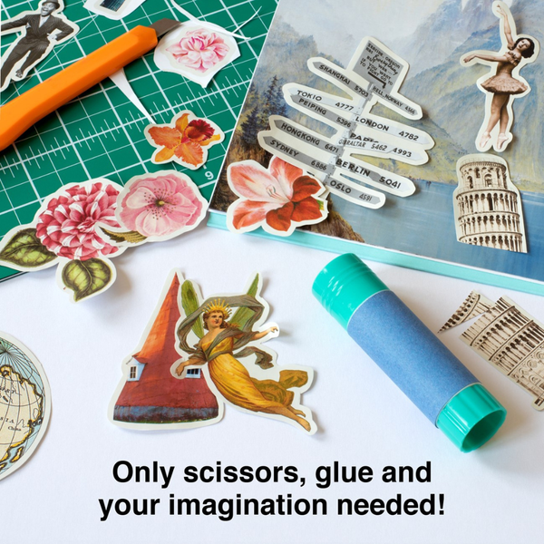 Cut Up This Book and Create Your Own Wonderland: 1,000 Unexpected Images for Collage Artists