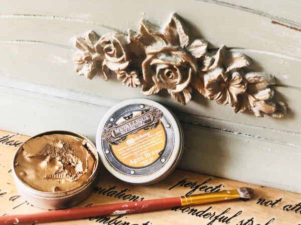 Aged Brass Metallique Art Alchemy Wax | Finnabair Art Alchemy