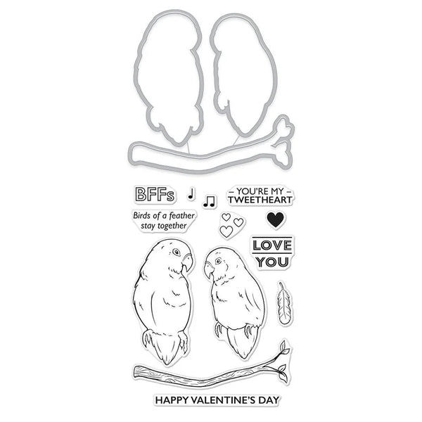 Love Birds Stamp & Die Set