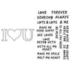 I {heart} You Stamp + Cut XL Set