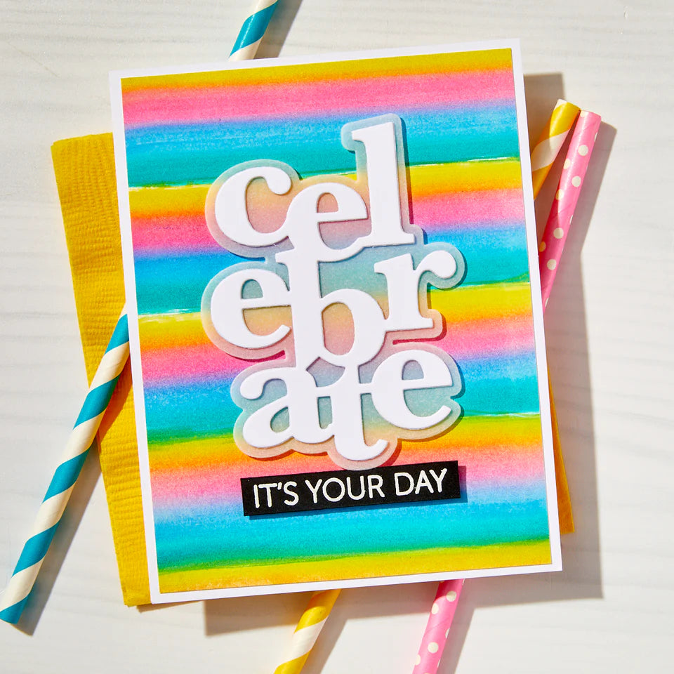 It's Our Anniversary Stamp + Cut | Let's Celebrate Collection
