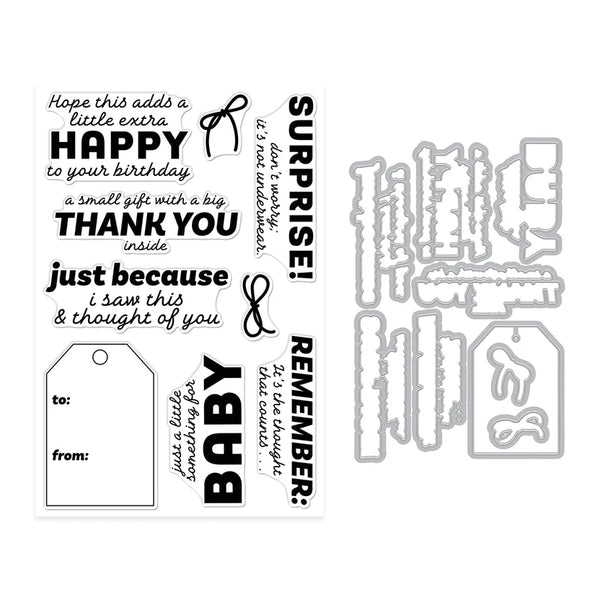 Just Because Stamp + Die Set | Best Gift Ever Collection