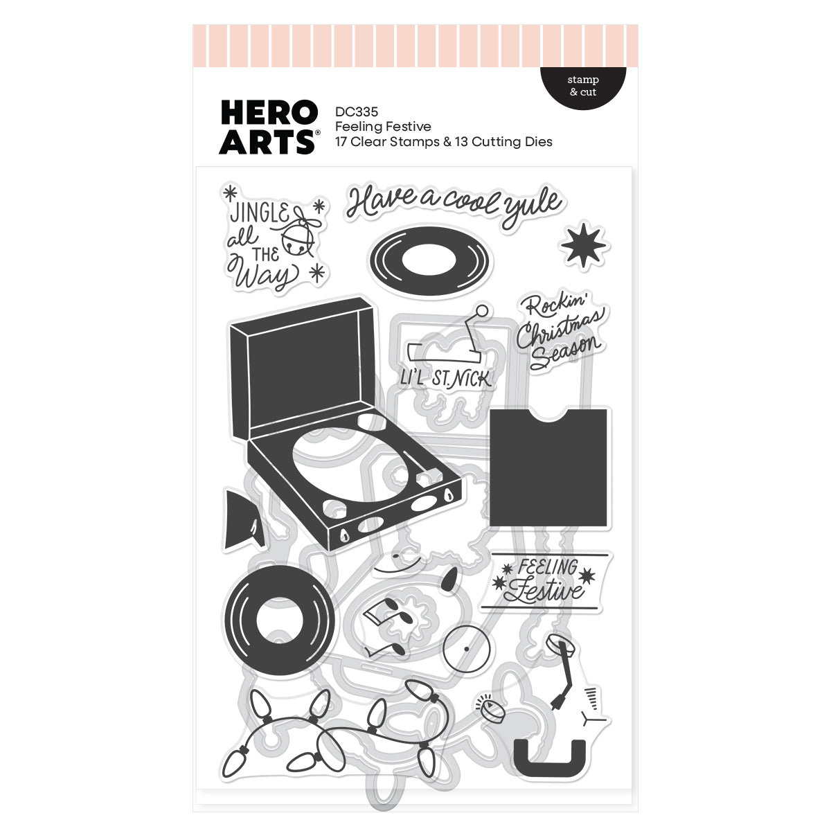 Feeling Festive Stamp + Cut {coming soon!}