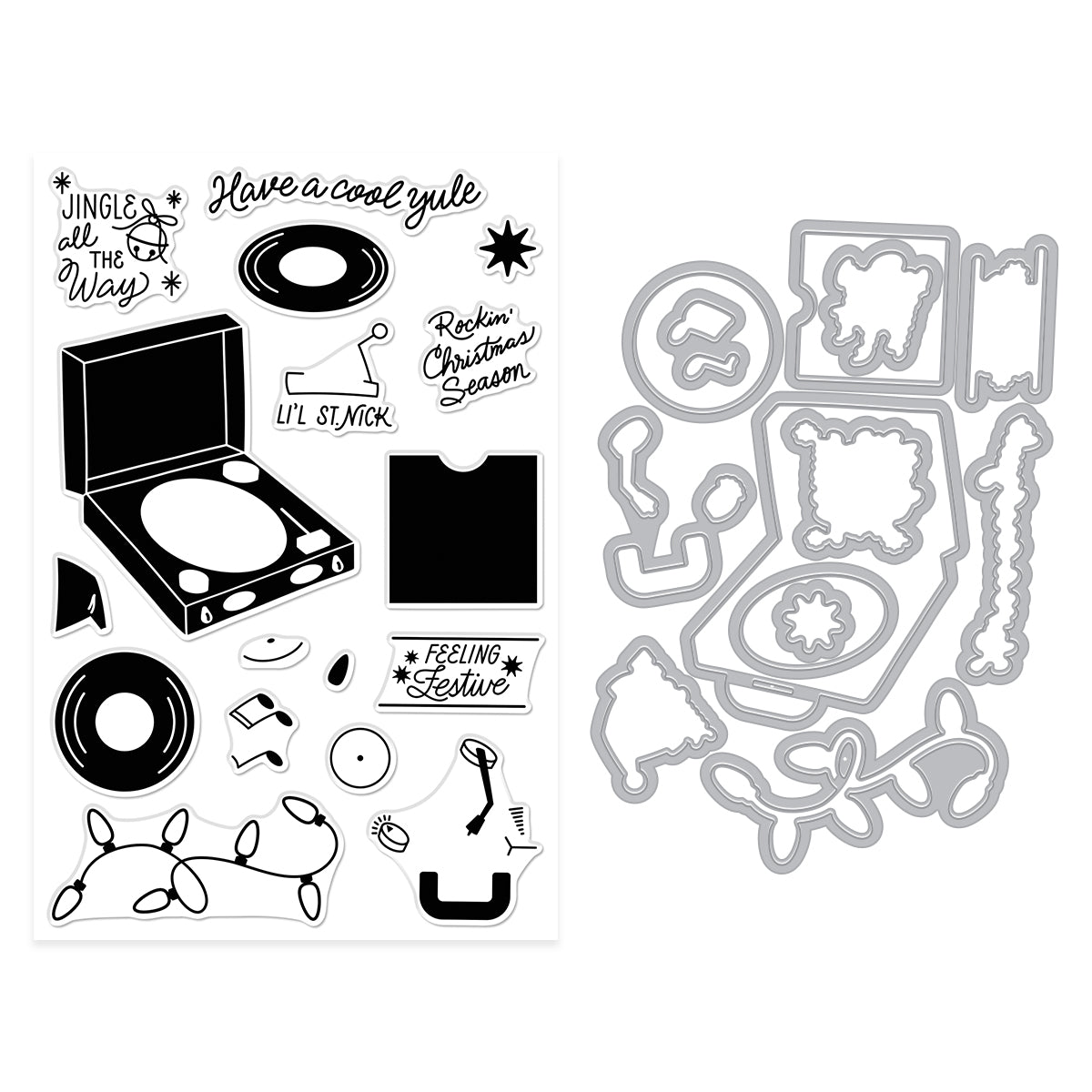 Feeling Festive Stamp + Cut {coming soon!}
