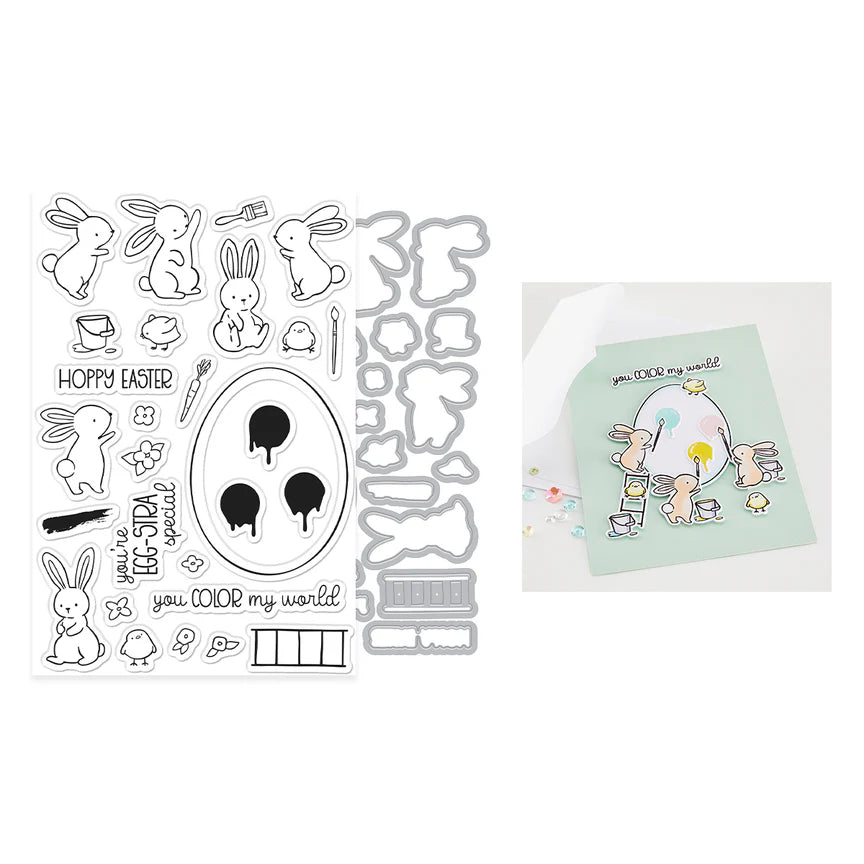 Color My World Stamp & Cut Set