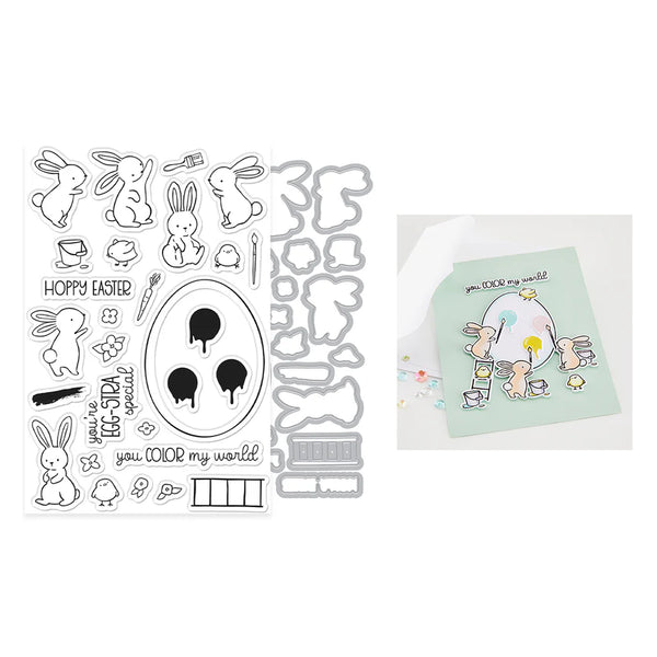Color My World Stamp & Cut Set