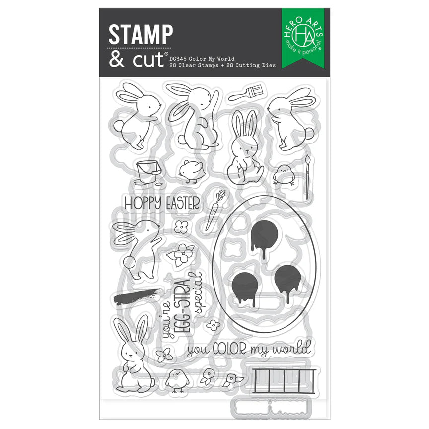 Color My World Stamp & Cut Set