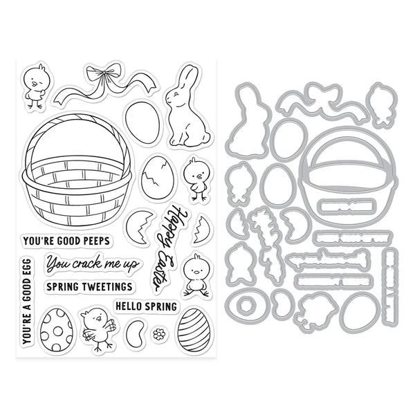 Spring Tweetings Stamp & Cut Set