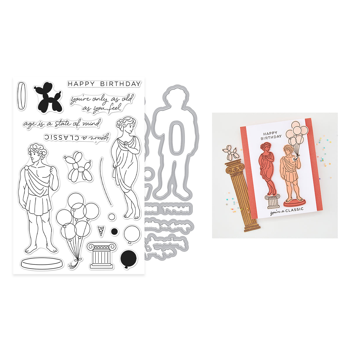 You're A Classic Stamp & Cut Set
