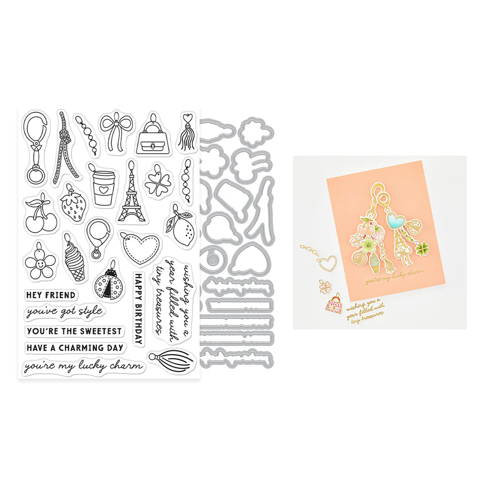 Tiny Treasures Stamp + Cut Die Set