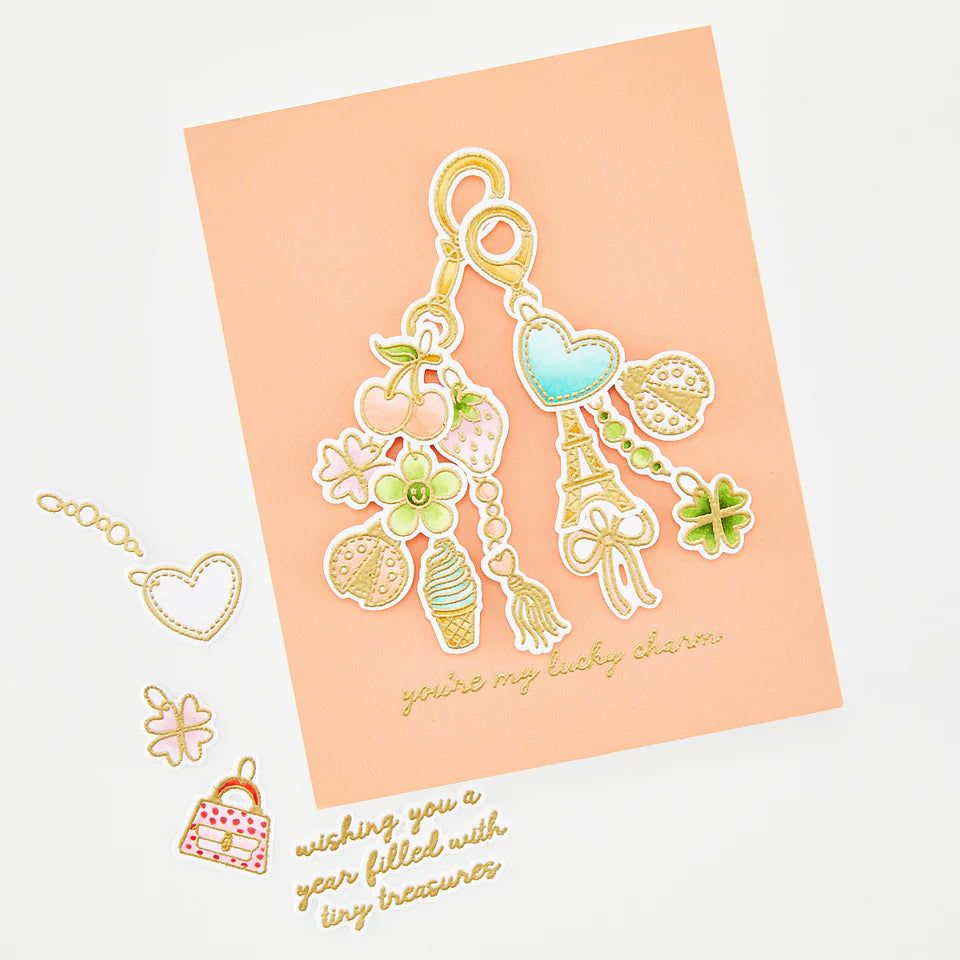 Tiny Treasures Stamp + Cut Die Set