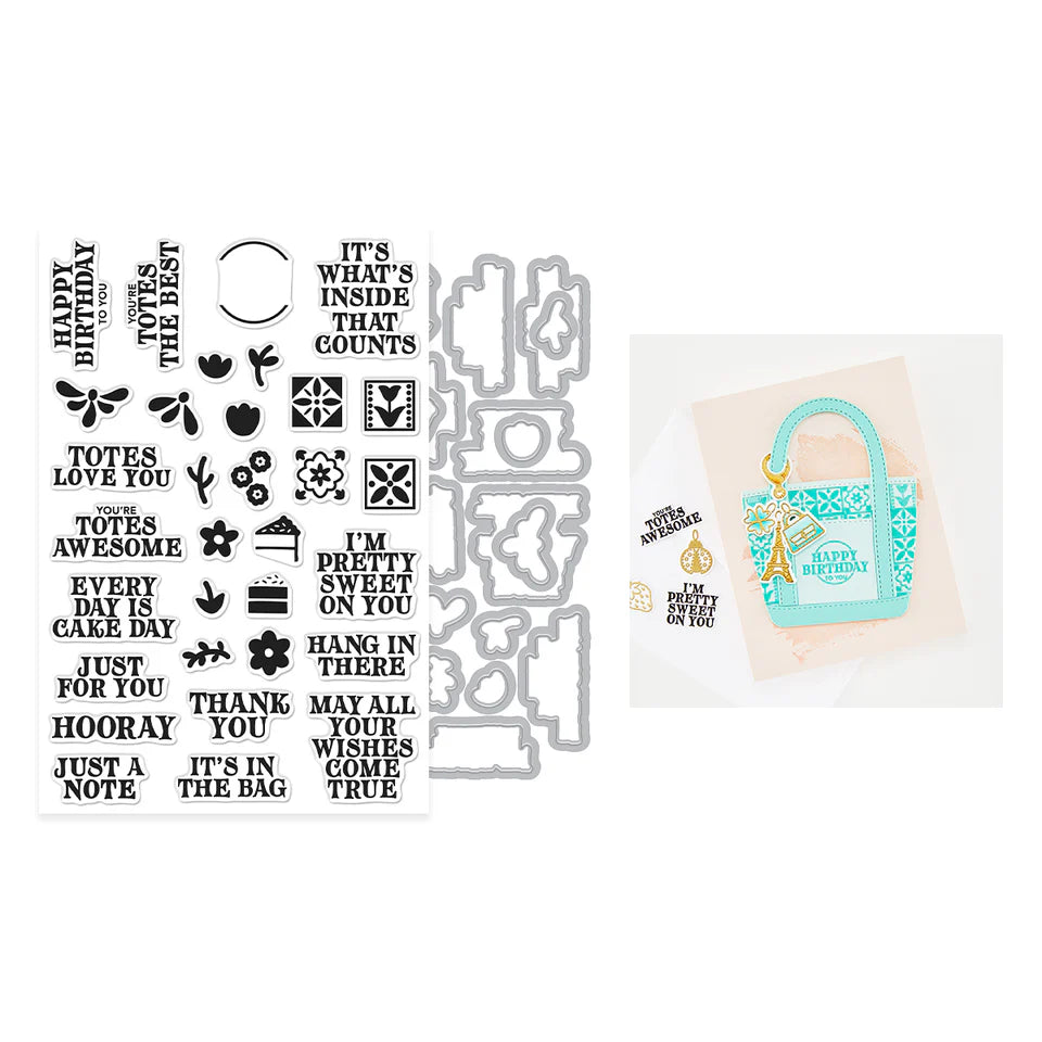 Totes the Best Stamp + Cut Die Set