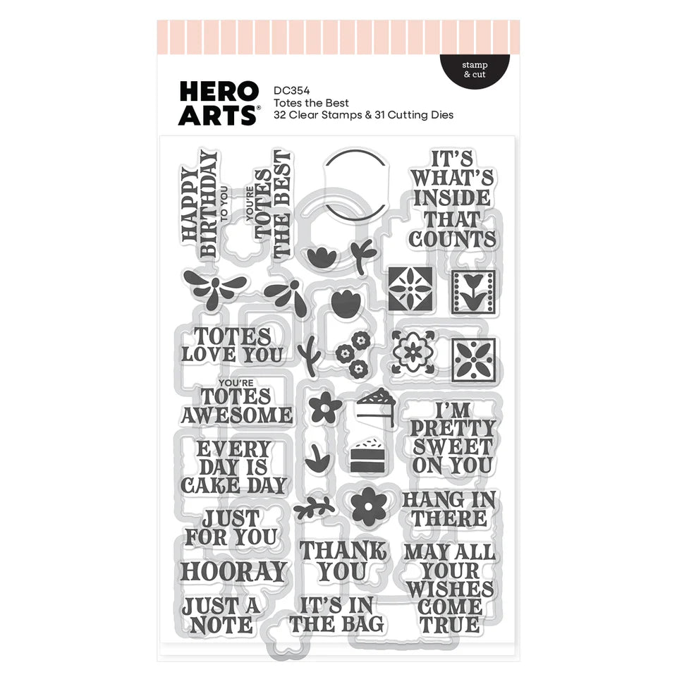 Totes the Best Stamp + Cut Die Set