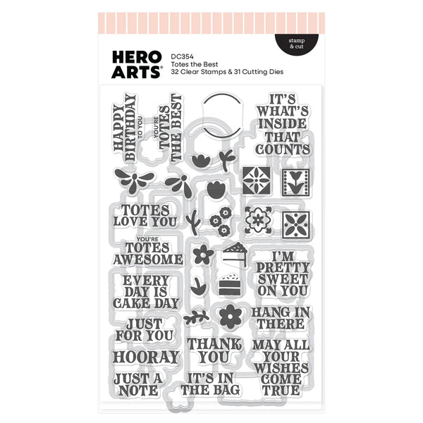 Totes the Best Stamp + Cut Die Set