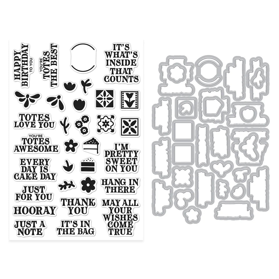 Totes the Best Stamp + Cut Die Set