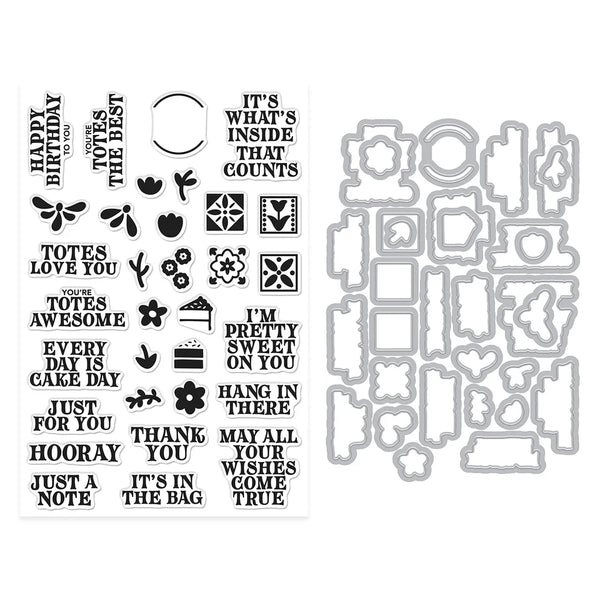Totes the Best Stamp + Cut Die Set