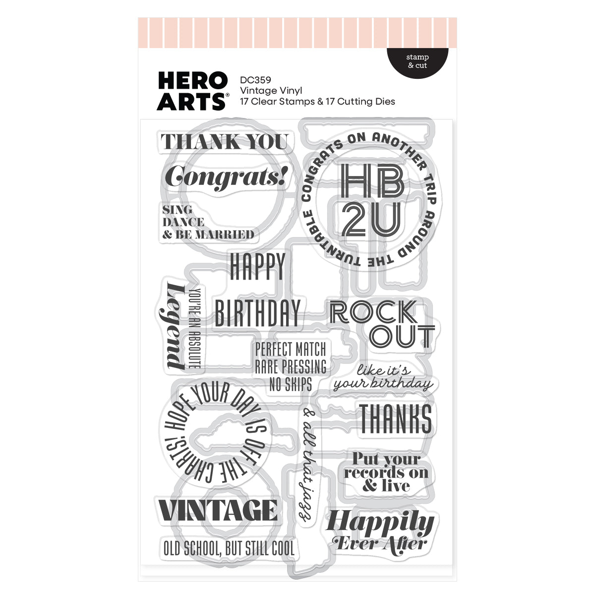 Vintage Vinyl Stamp + Cut {coming soon!}