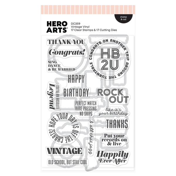 Vintage Vinyl Stamp + Cut {coming soon!}