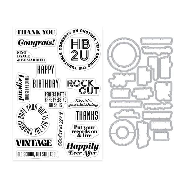 Vintage Vinyl Stamp + Cut {coming soon!}