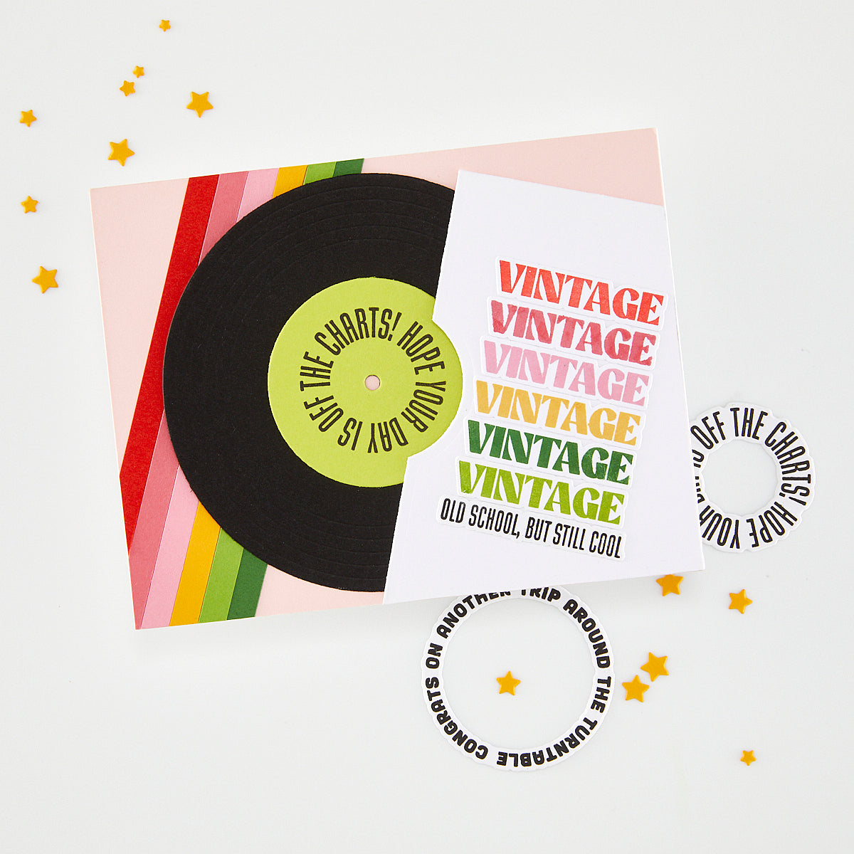 Vintage Vinyl Stamp + Cut {coming soon!}