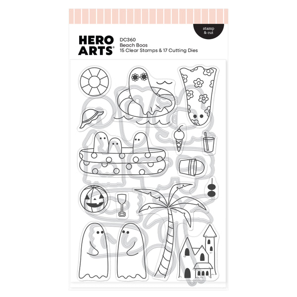 Beach Boos Stamp + Cut {coming soon!}