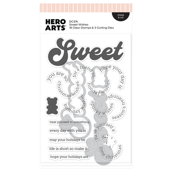 Sweet Wishes Stamp & Cut by Carly Tee — packaging