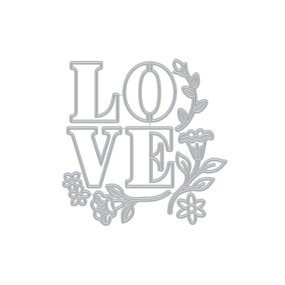 Love and Florals Die Sets