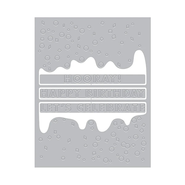 Hooray Birthday Cover Plate Die Set