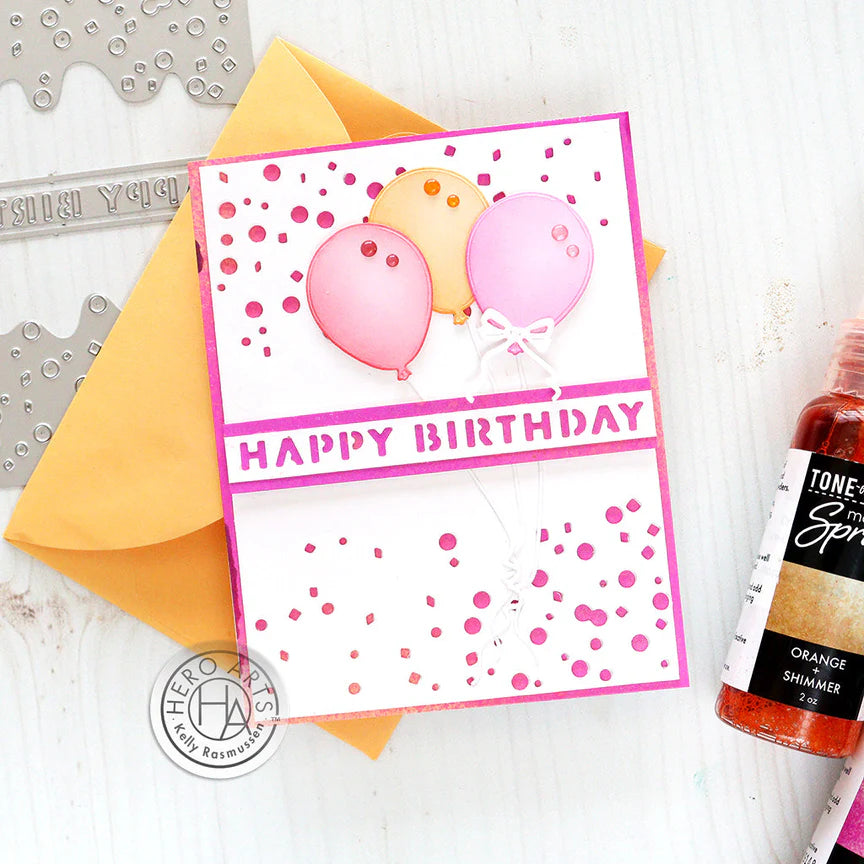 Crafter's Home Exclusive Birthday Bundle | Press Plate + Cover Plate + Stamp + Die Set