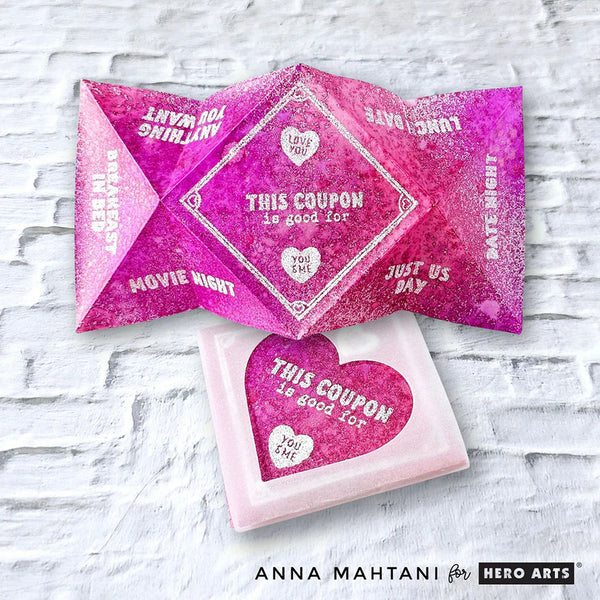 Folded Love Note Dies + Sentiments Stamps | Love Notes Bundle