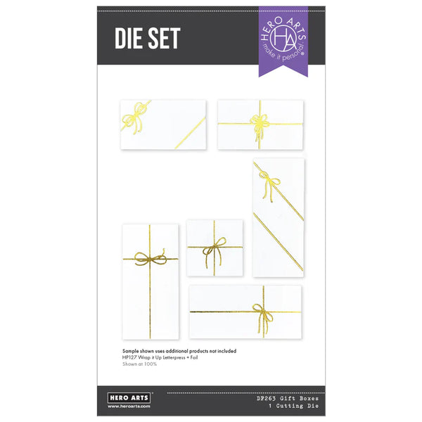 Best Gift Ever Gift Boxes Die + Stencil + Press Plate Bundle