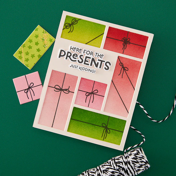 Best Gift Ever Gift Boxes Die + Stencil + Press Plate Bundle