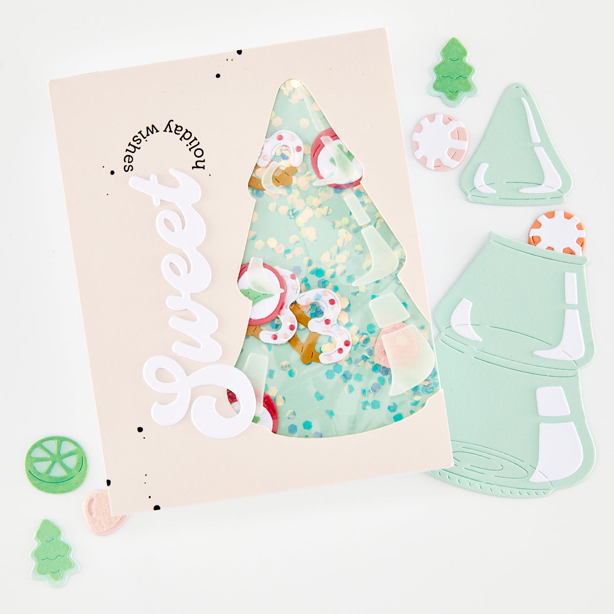 Christmas Tree Candy Jar Die Set by Carly Tee — project example