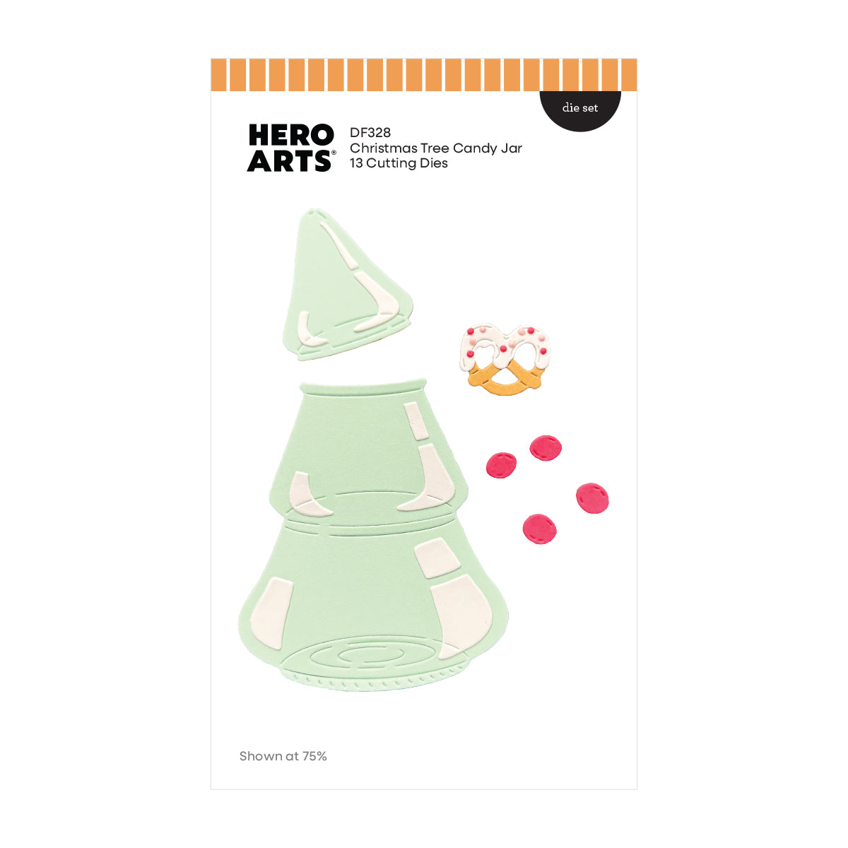 Christmas Tree Candy Jar Die Set by Carly Tee — packaging