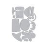 Bear Hugs Holiday Accessories Die Set by Carly Tee — product contents