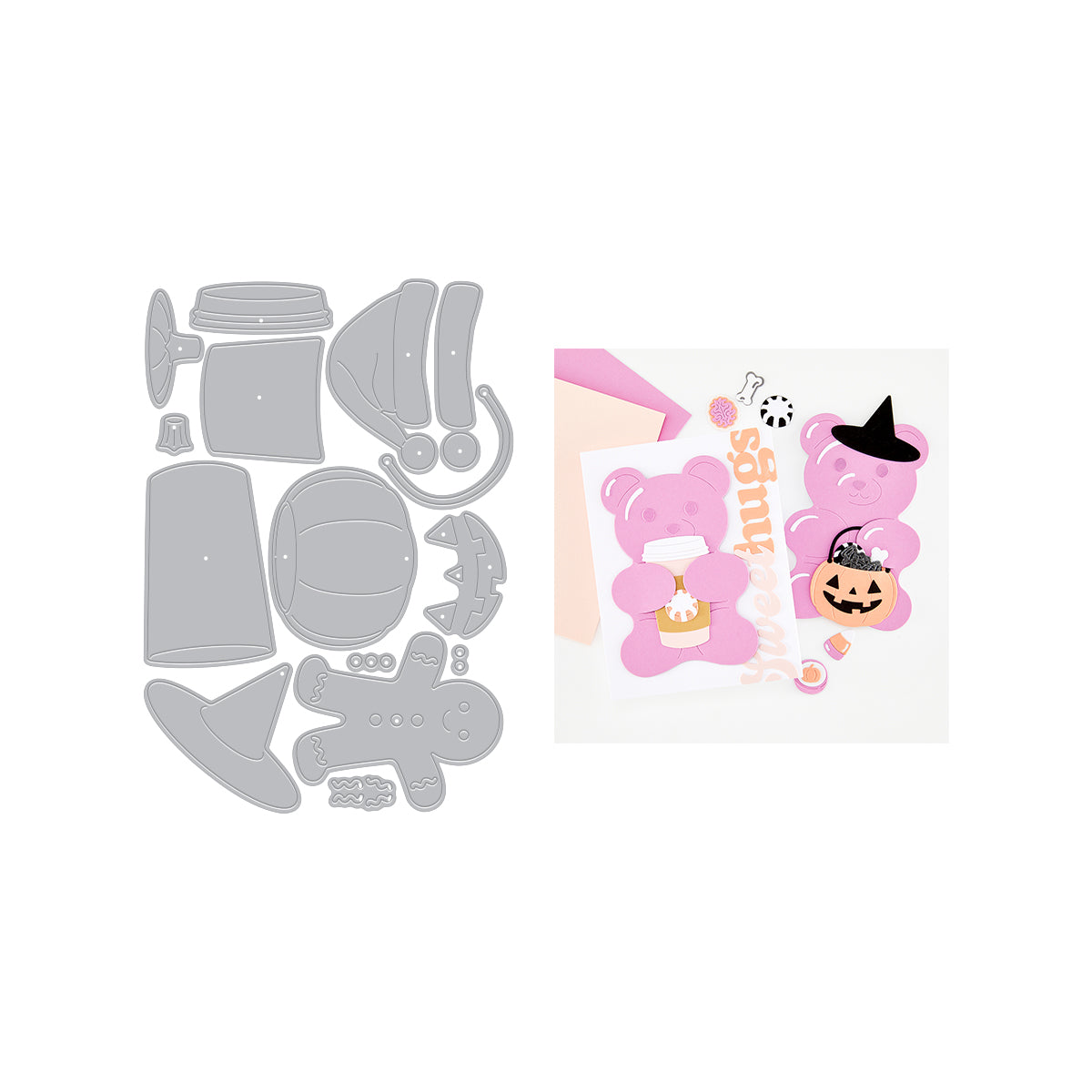 Bear Hugs Holiday Accessories Die Set by Carly Tee — product details