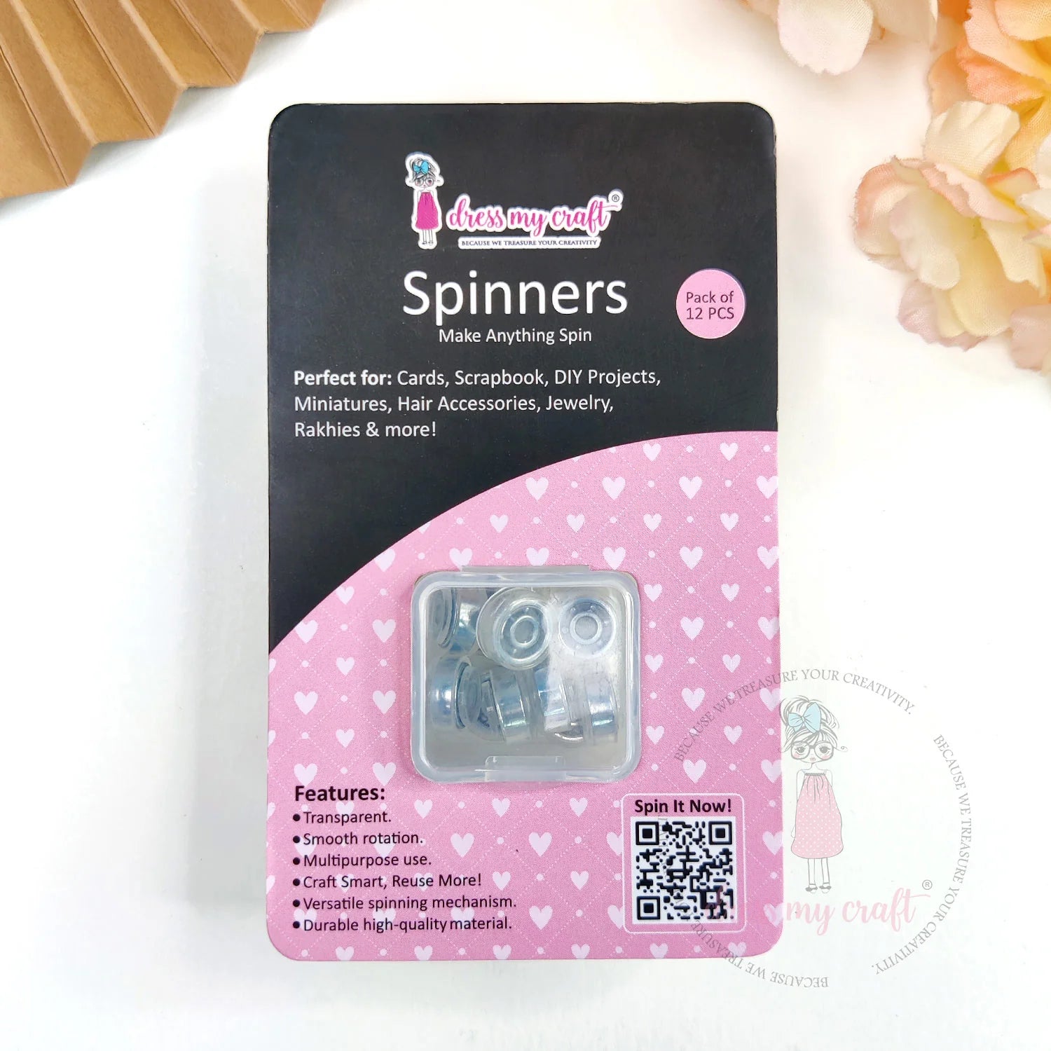 Transparent Craft Spinners
