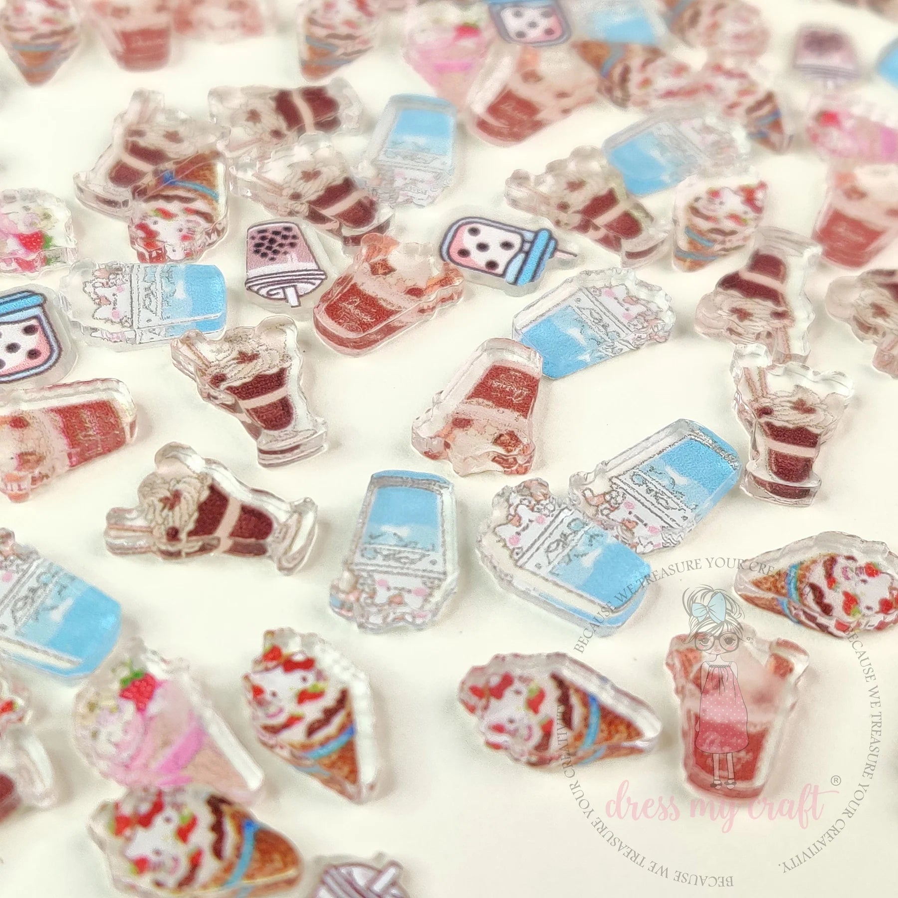 Cute Ice Cream Charms Mix