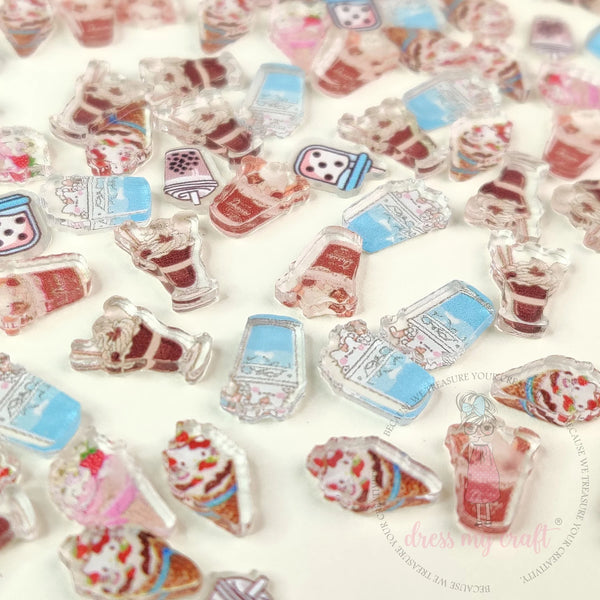 Cute Ice Cream Charms Mix