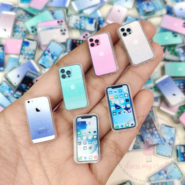 Mini Smartphone Acrylic Charms